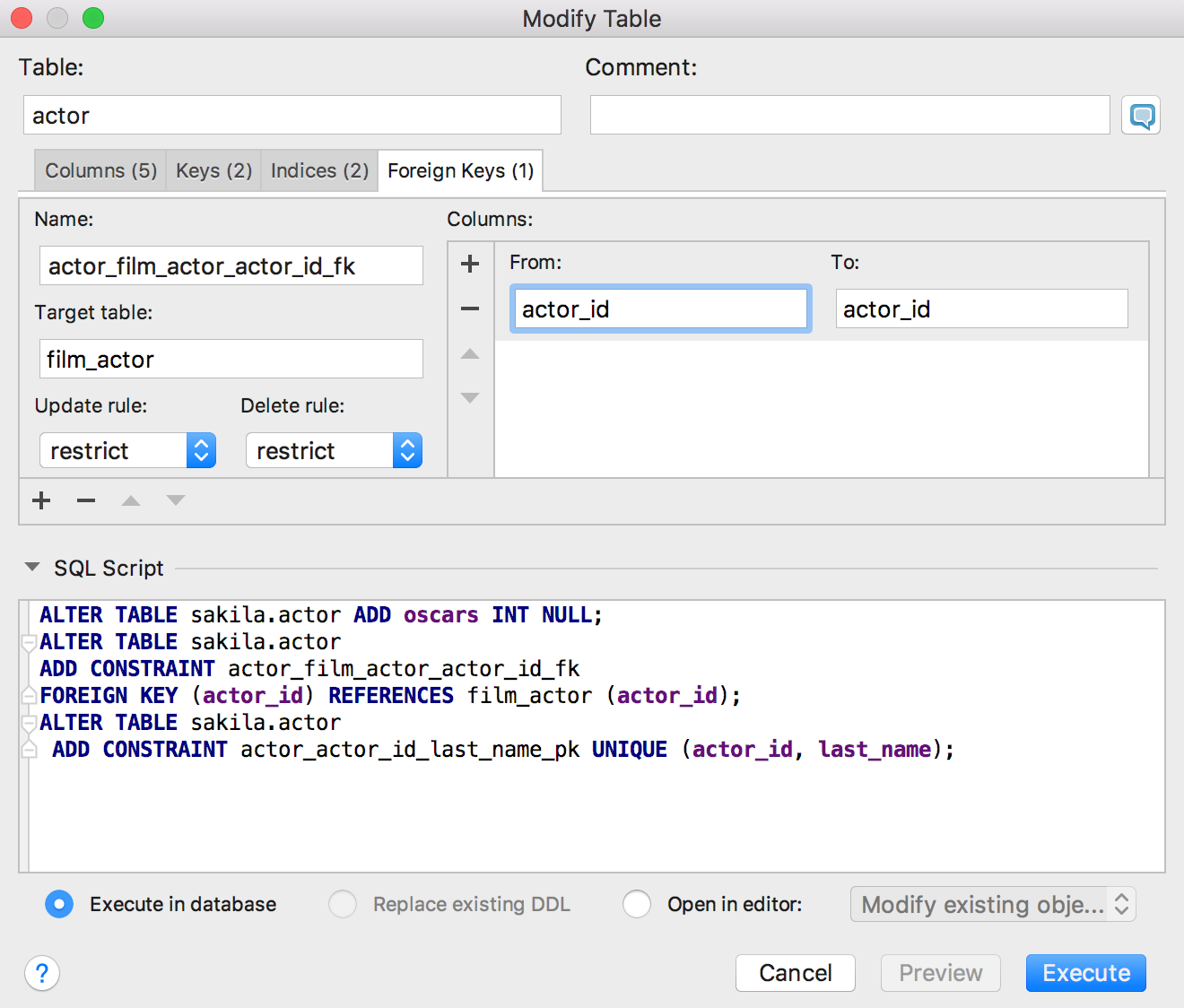 datagrip format sql