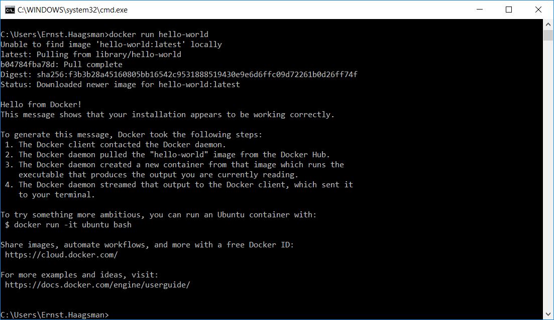 Docker run windows image on mac