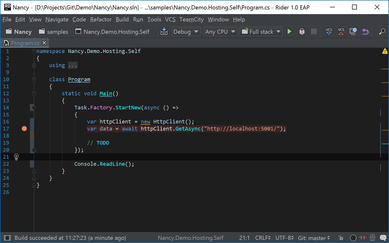 Compound run/configuration to run multiple projects