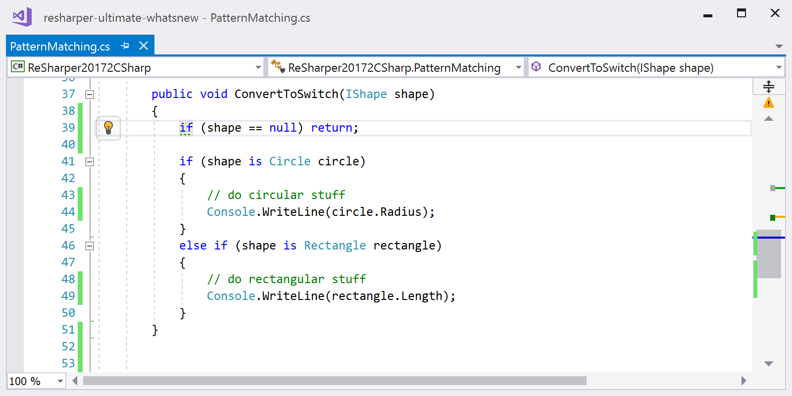 Convert if/else statements to switch statement