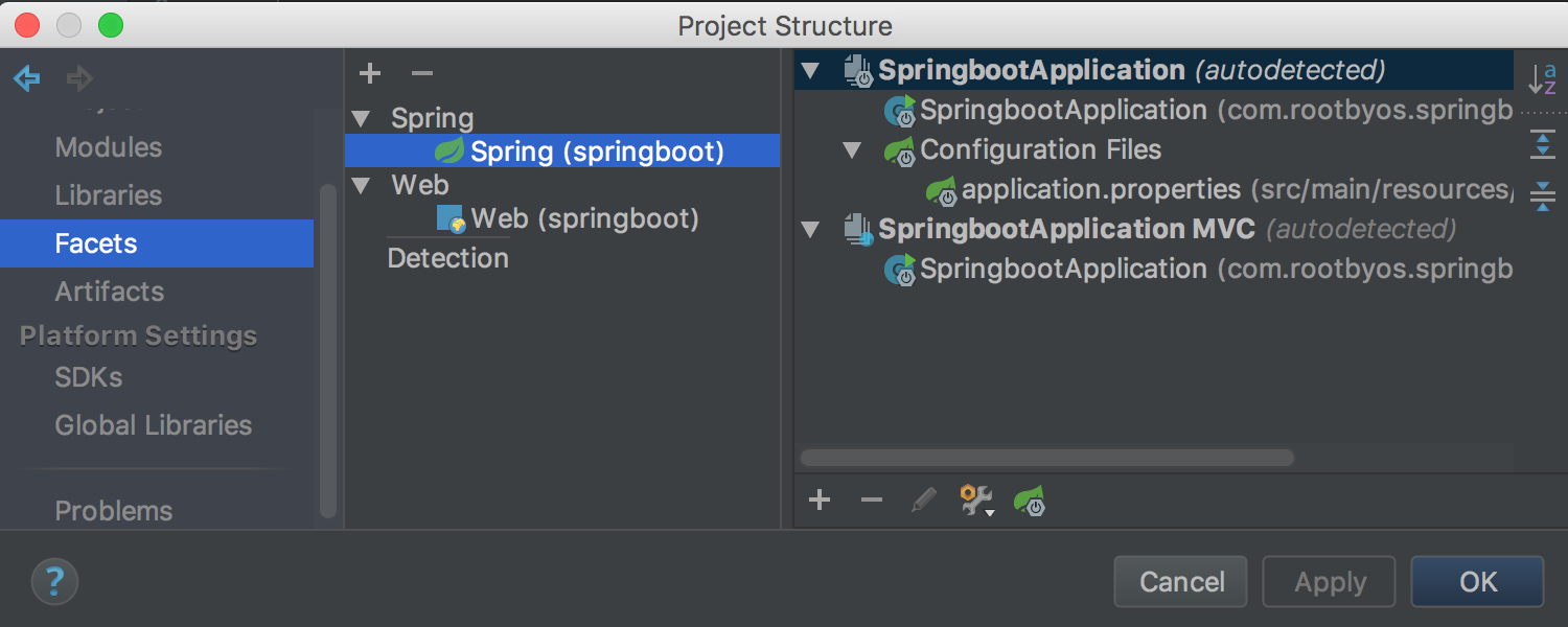 spring boot with intellij community