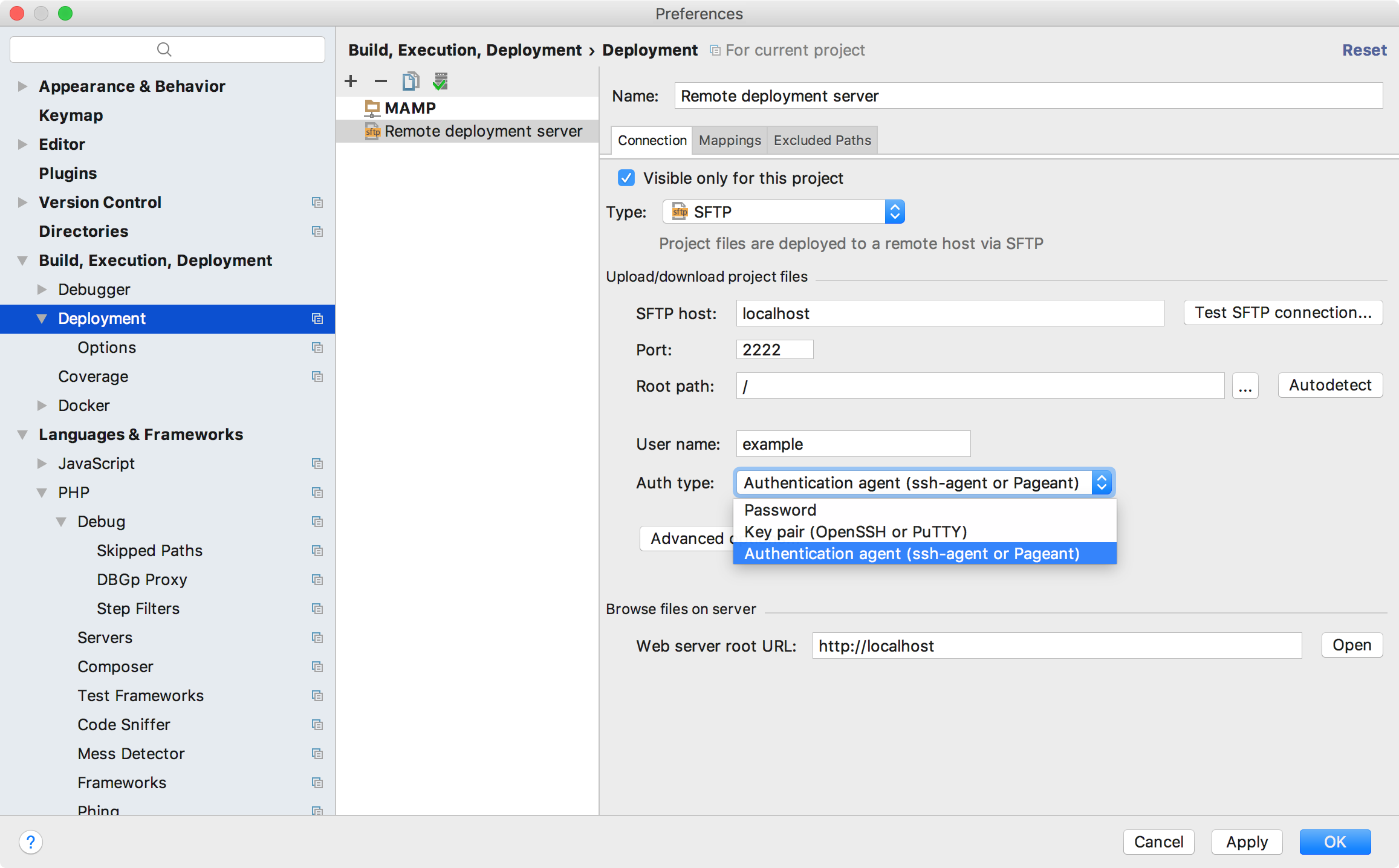 phpstorm remote development