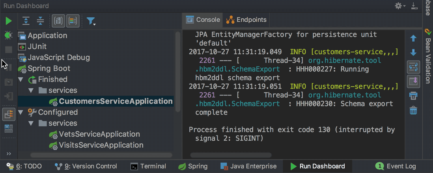 spring boot with intellij