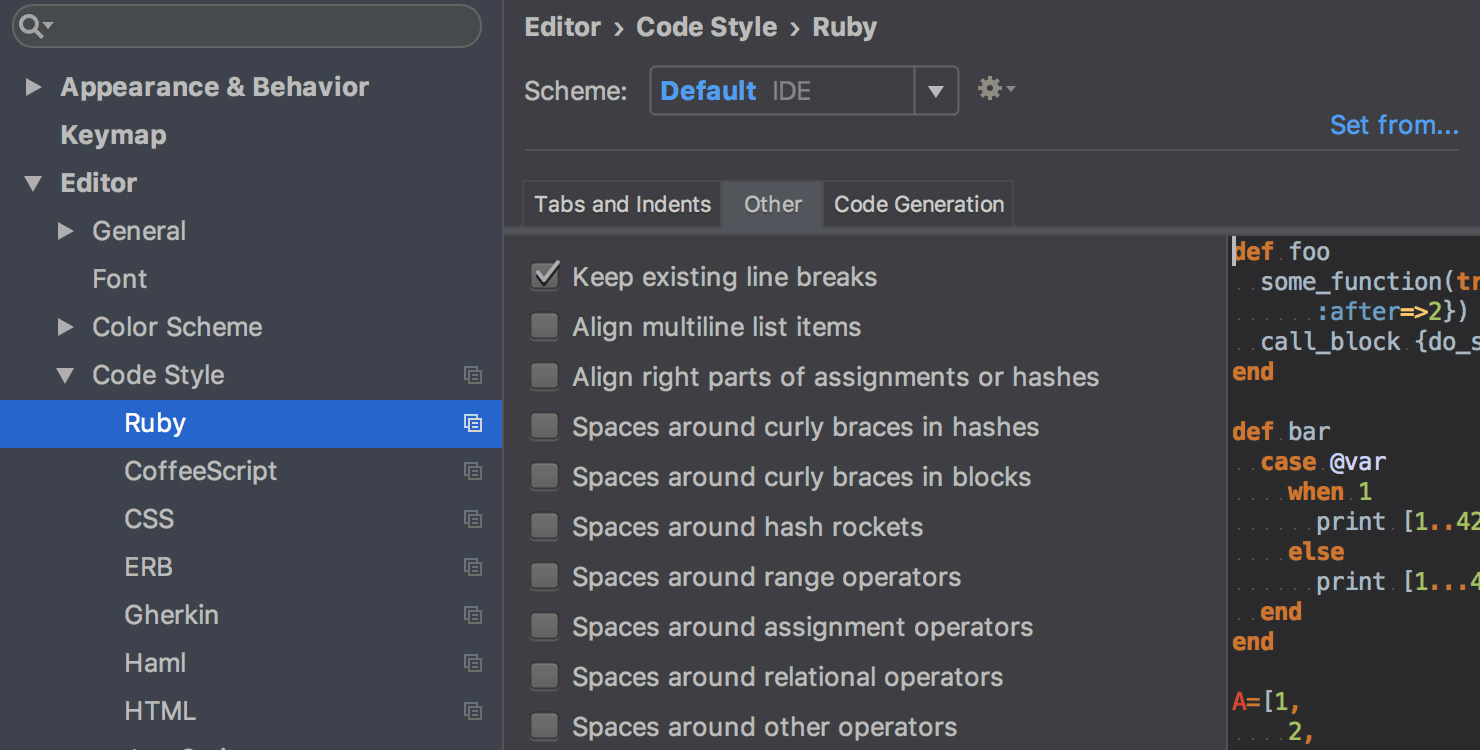 RUBYMINE ide. Jetbrains RUBYMINE. Jetbrains редактор кода. Ruby code Style.