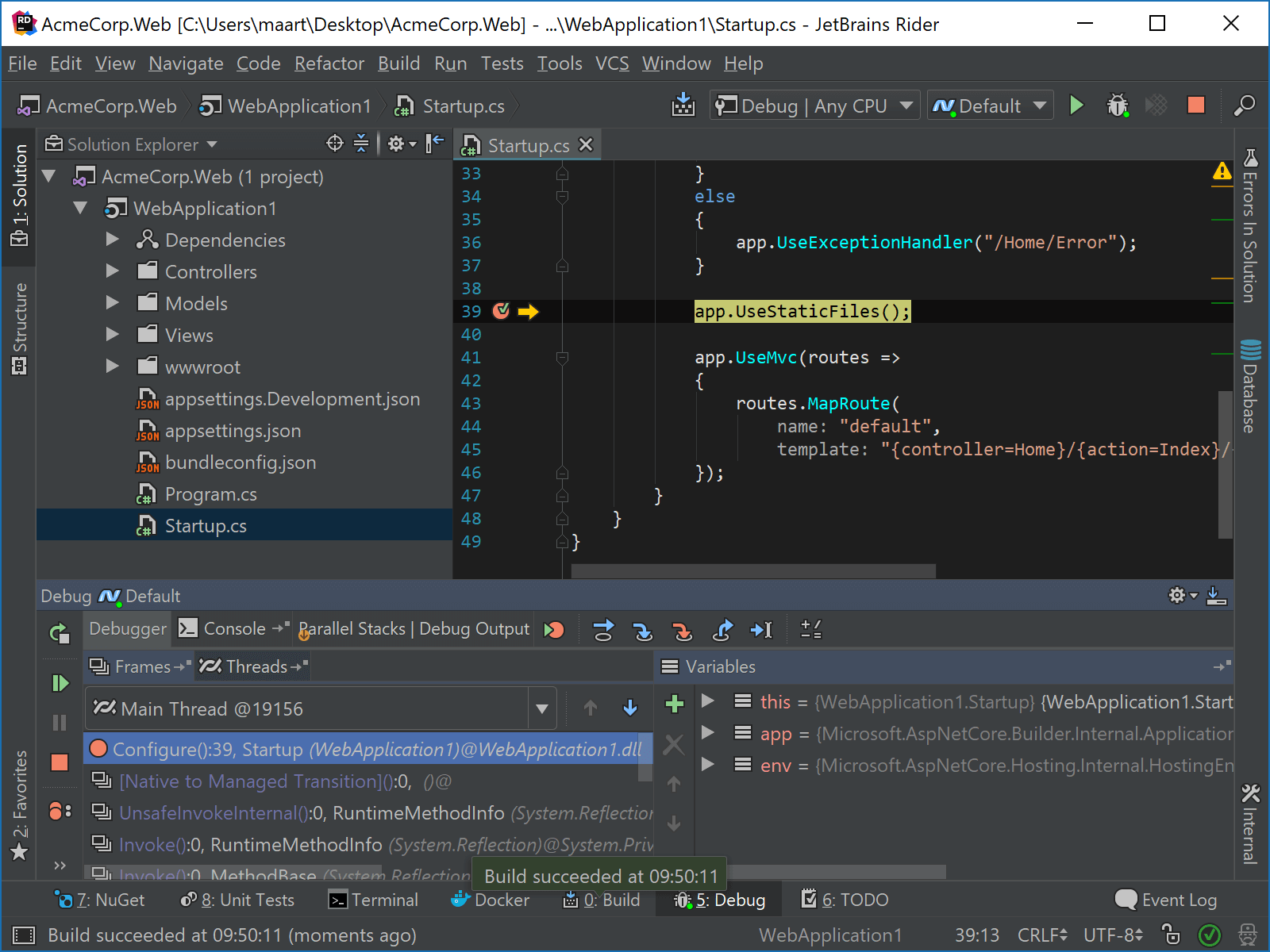 Debugging third-party assemblies in Rider