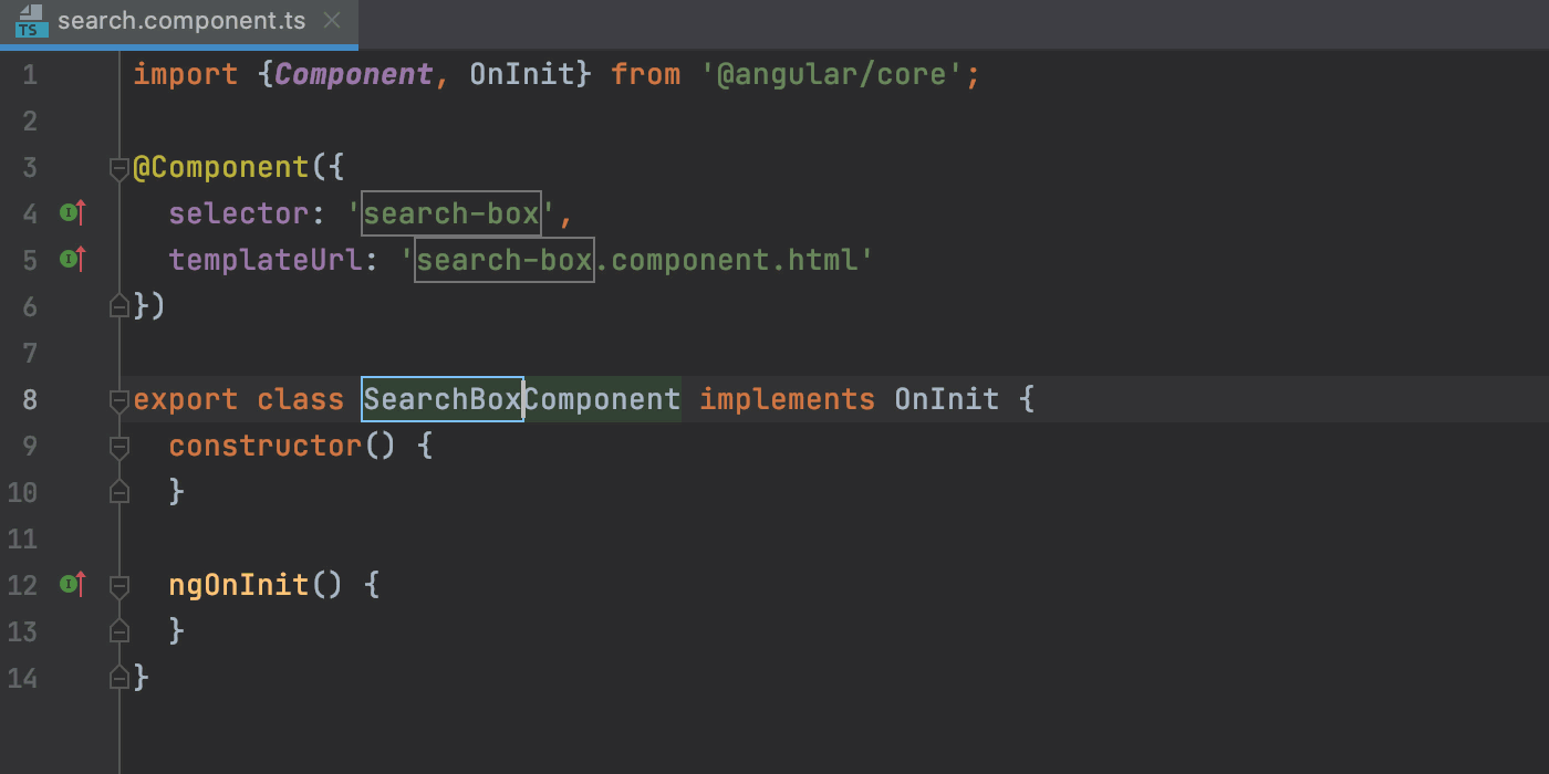 Expand a predefined template with several related variables.