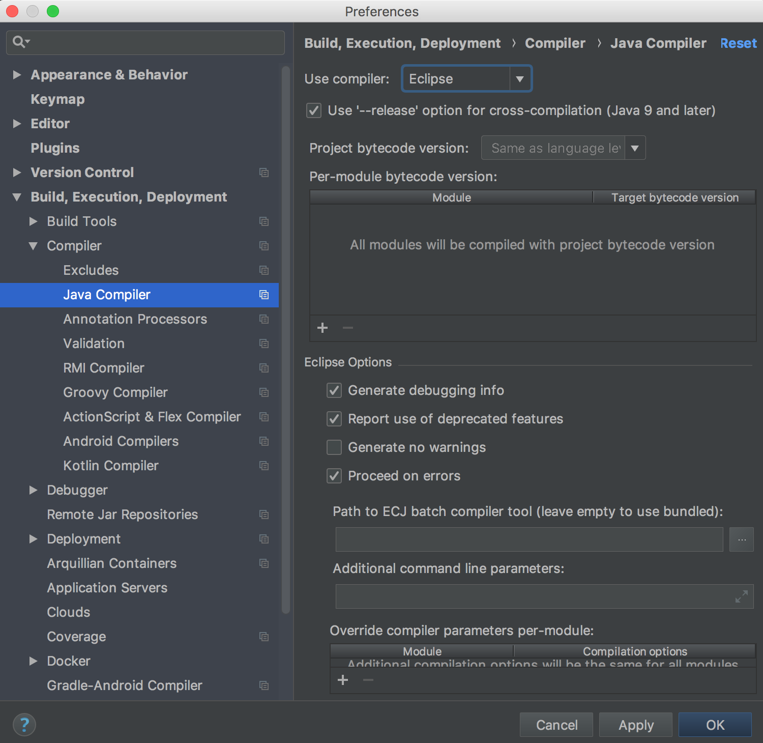 IntelliJ IDEA 2018.1 EAP: inline external annotations, Java Compiler  enhancement and more