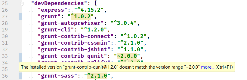 EAP 7 - JS Package JSON version check