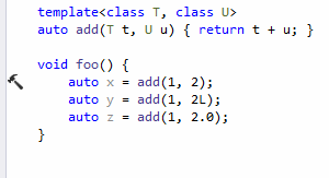 Auto function without return type