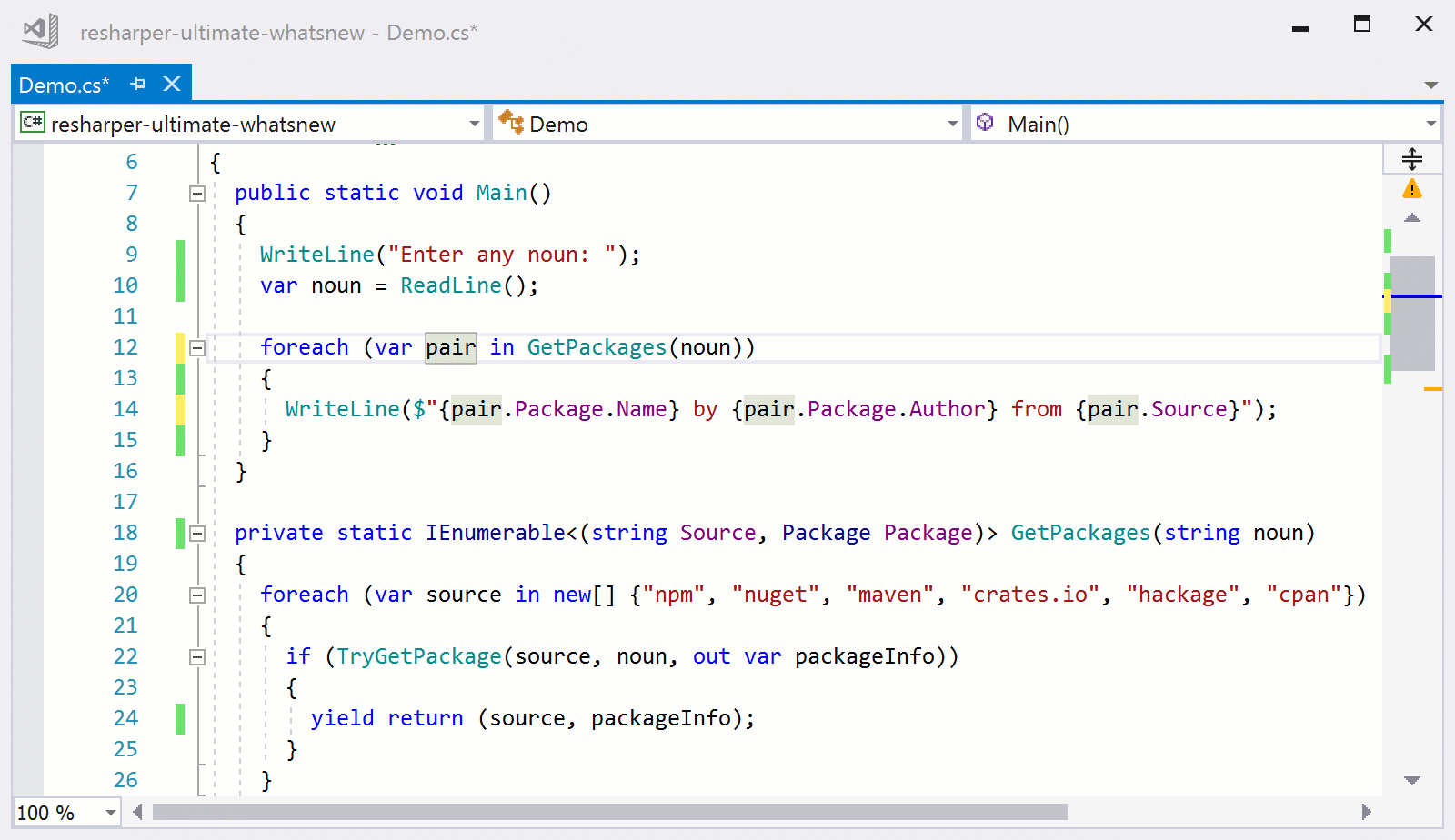 Deconstruct and merge demo