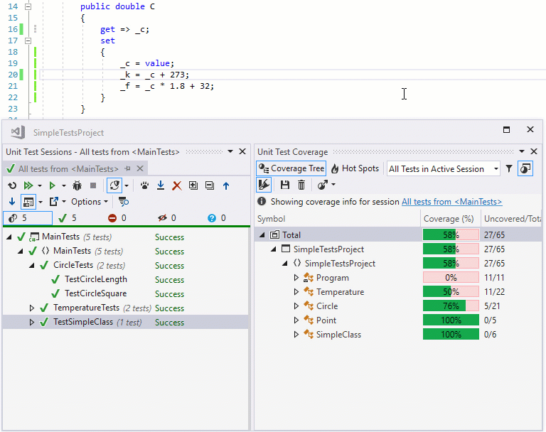 Continuous testing workflow