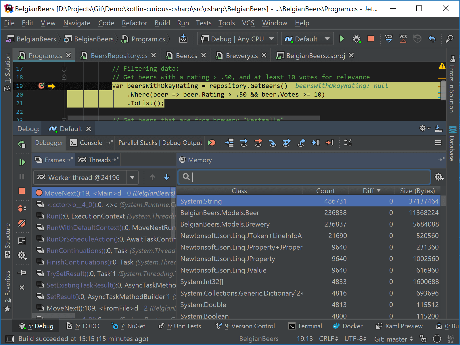 Net profiling