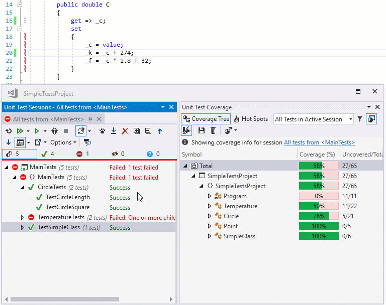 New continuous testing modes