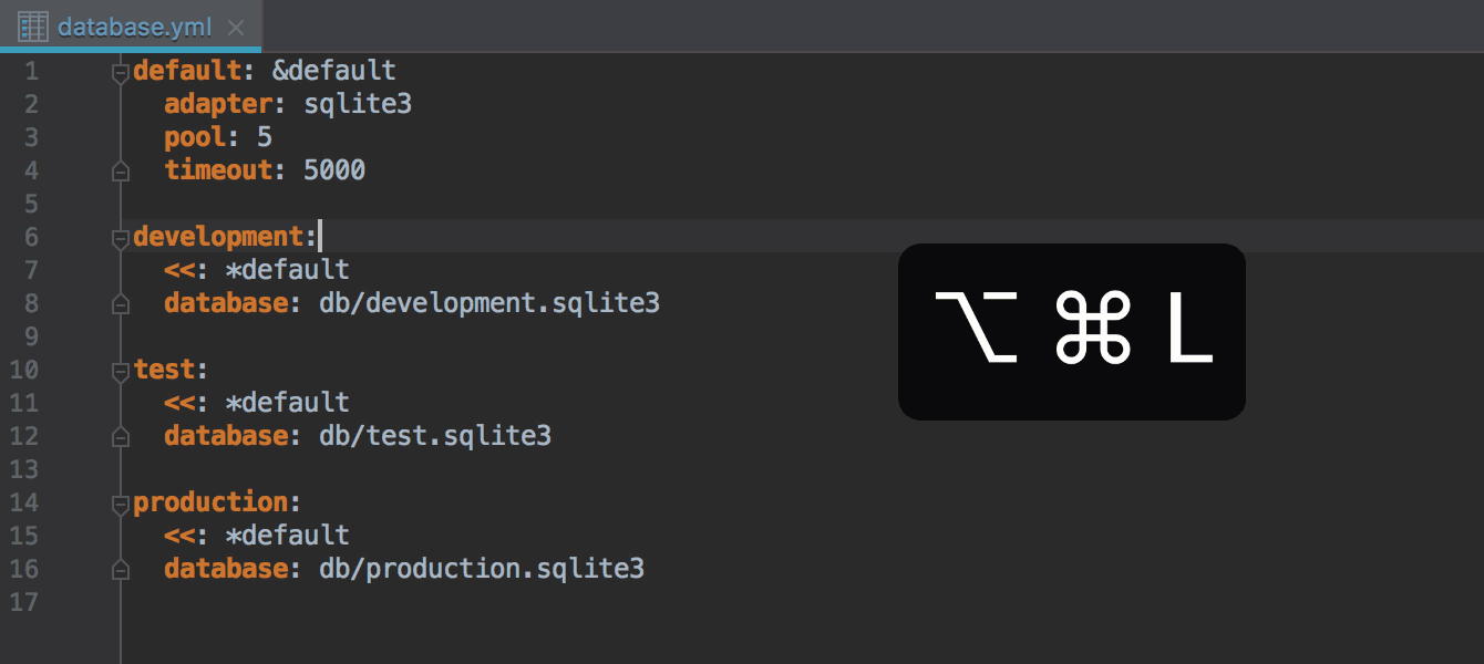 phpstorm yaml formatter