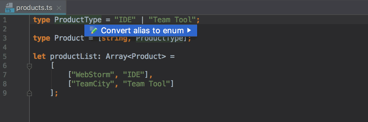 convert-type-alias-to-enum