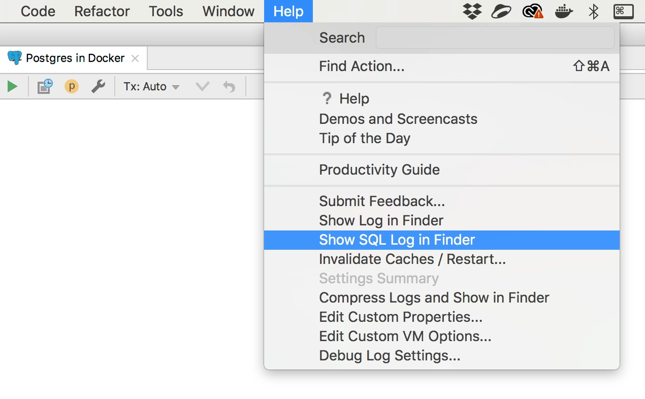 datagrip format sql shortcut