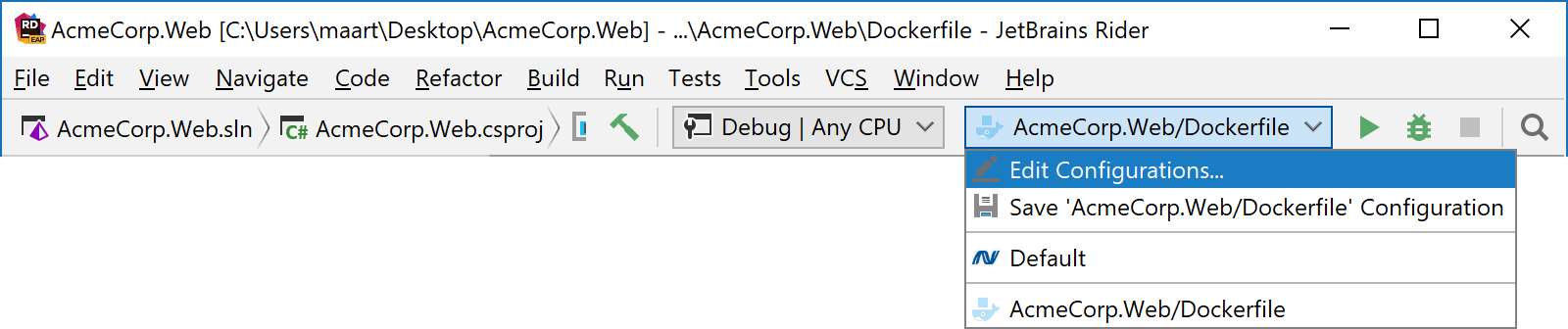 Debugging Asp Net Core Apps In A Local Docker Container The Net Tools Blog