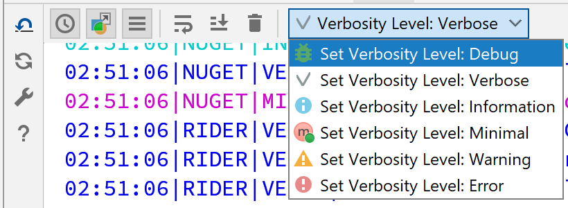 Log Verbose Filter