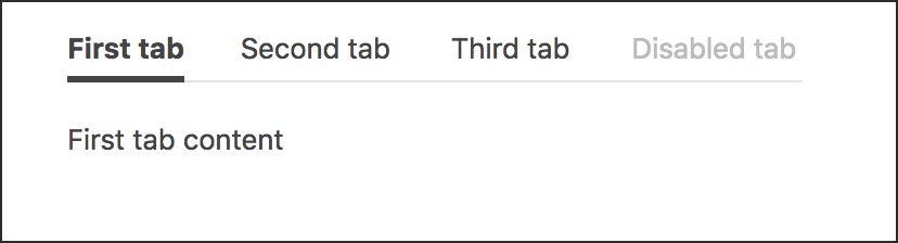 Tabs