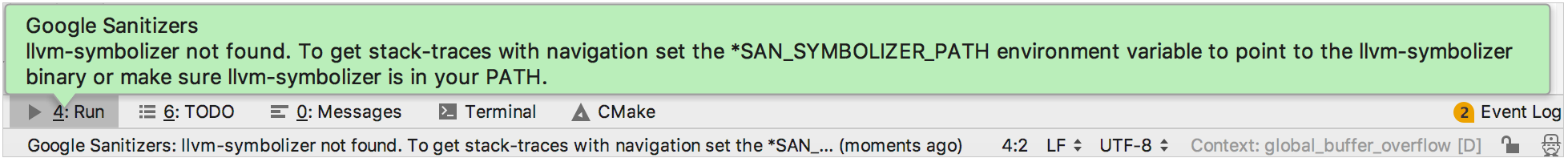 cl_sanitizer_symbolizerwarning