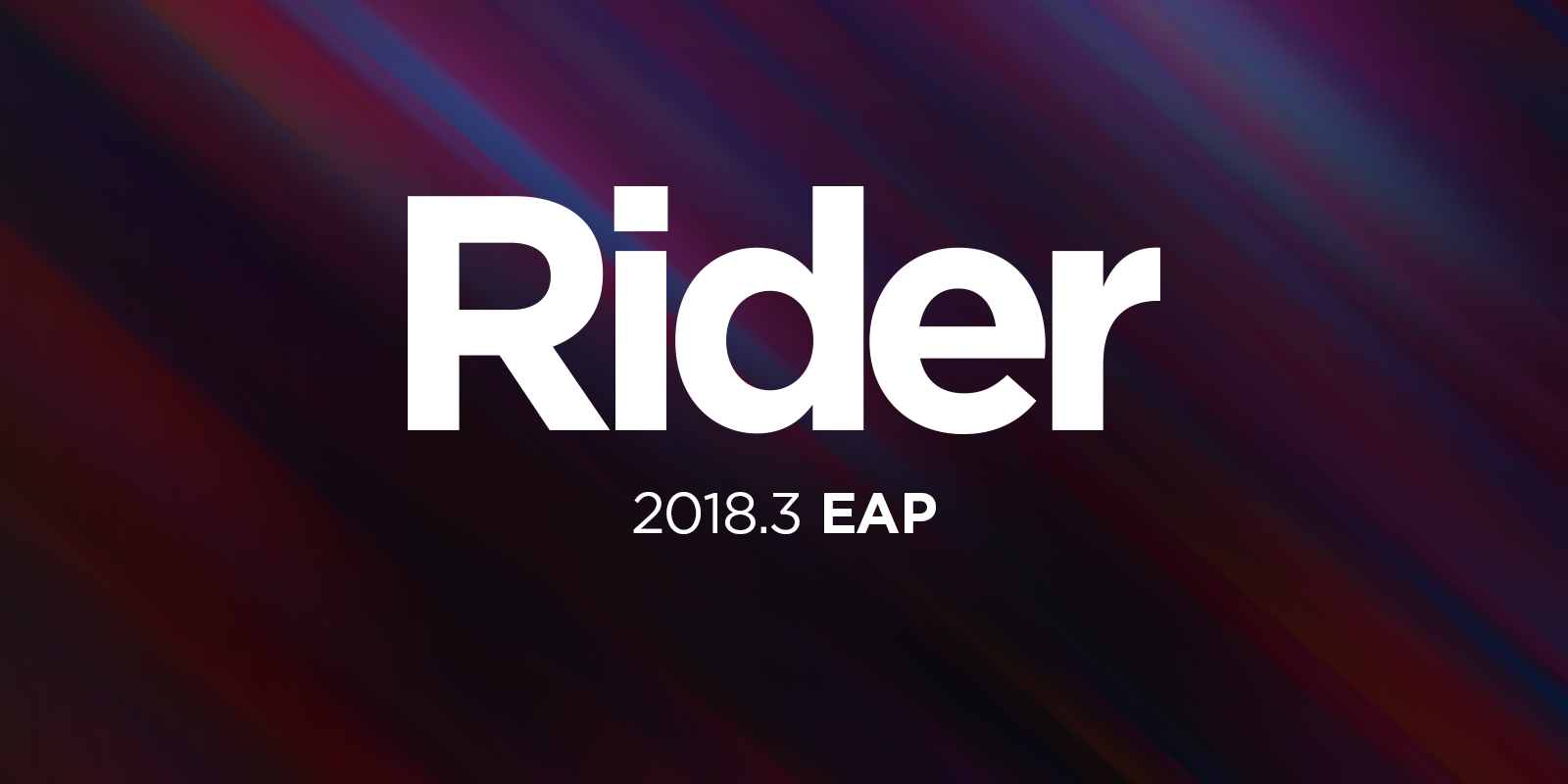 Rider 2018.3 EAP