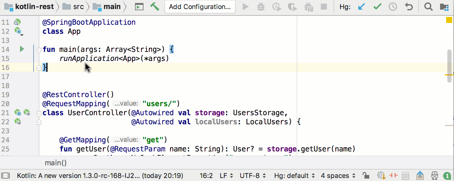 kotlin with spring boot 2