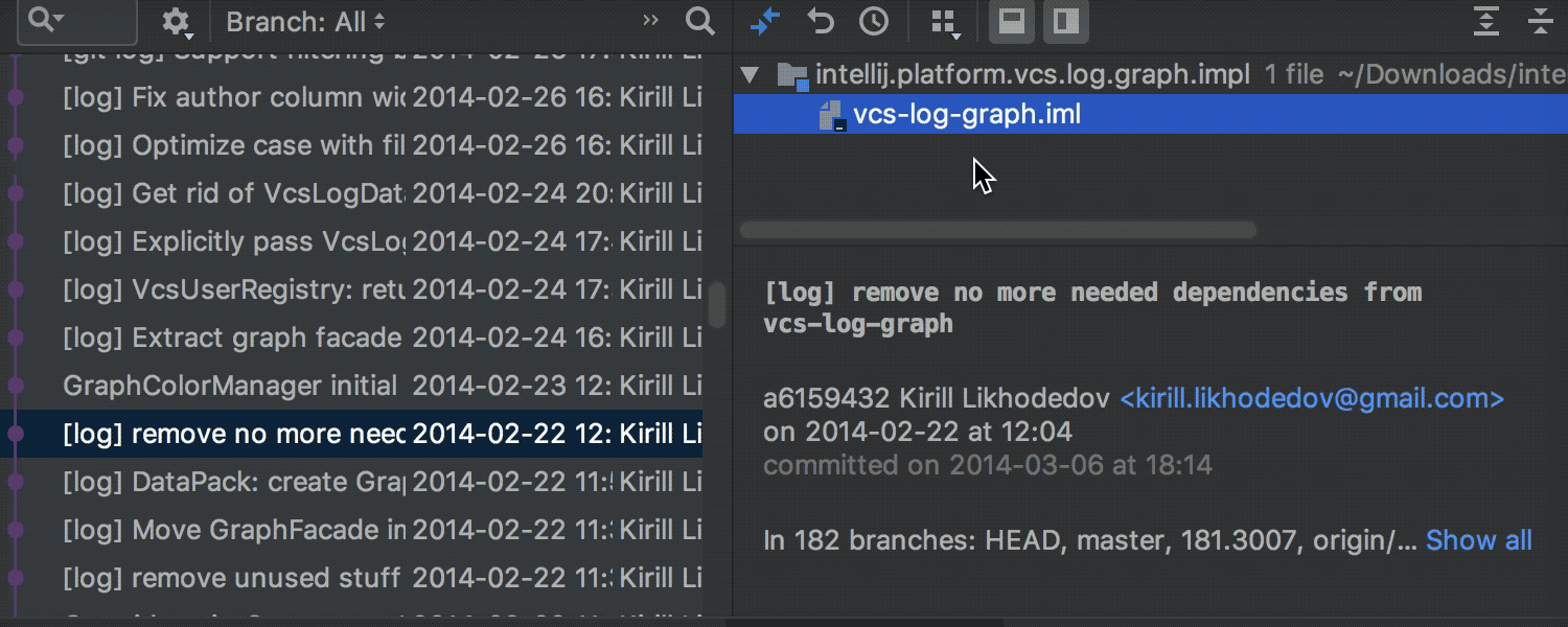 INTELLIJ idea vcs. Get from vcs.