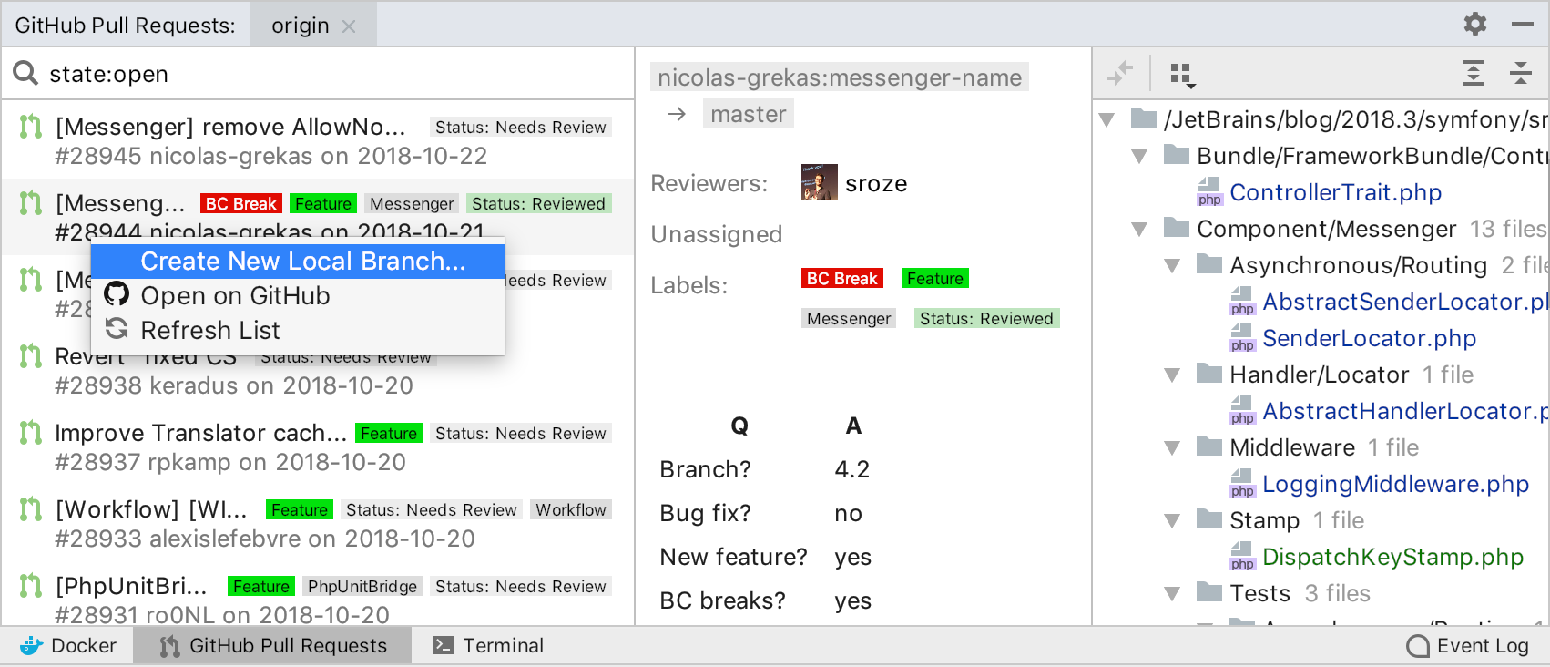 GitHub Pull Requests