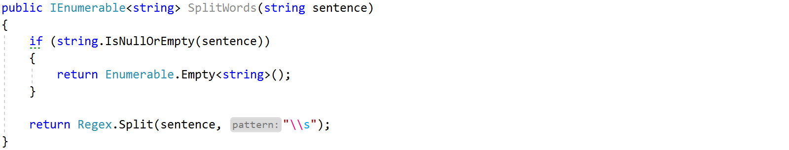 Example of inline parameter hints