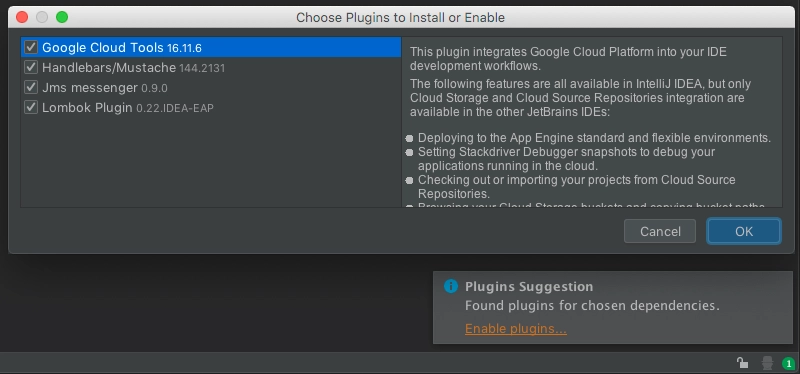 spring boot plugin for intellij