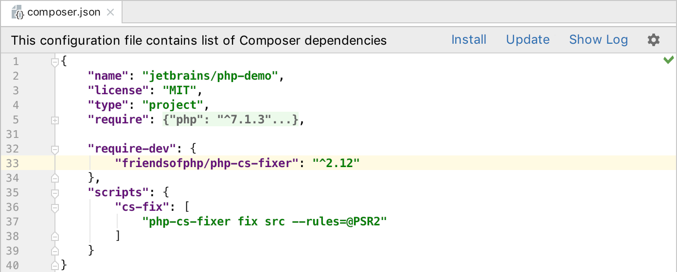 php cs fixer phpstorm