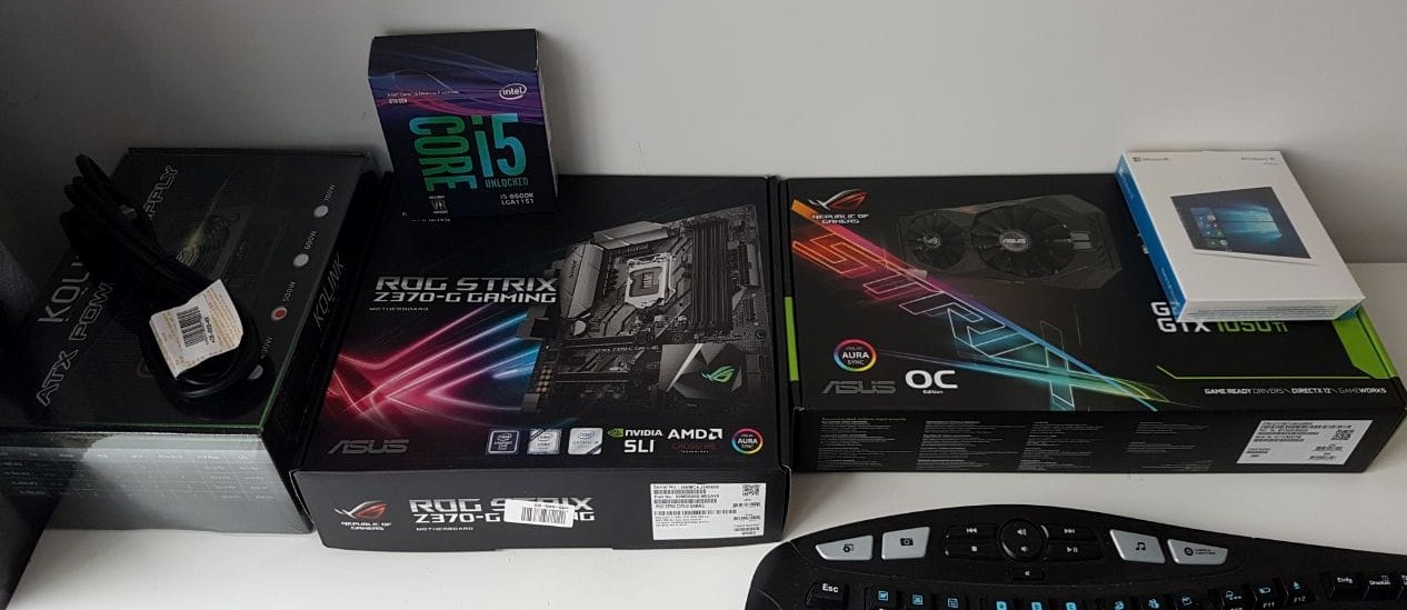 Parts for the gaming computer