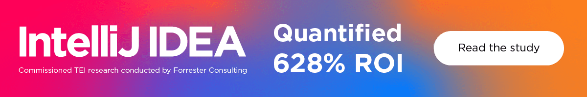 IntelliJ IDEA Quantified 628% ROI Read the Study!