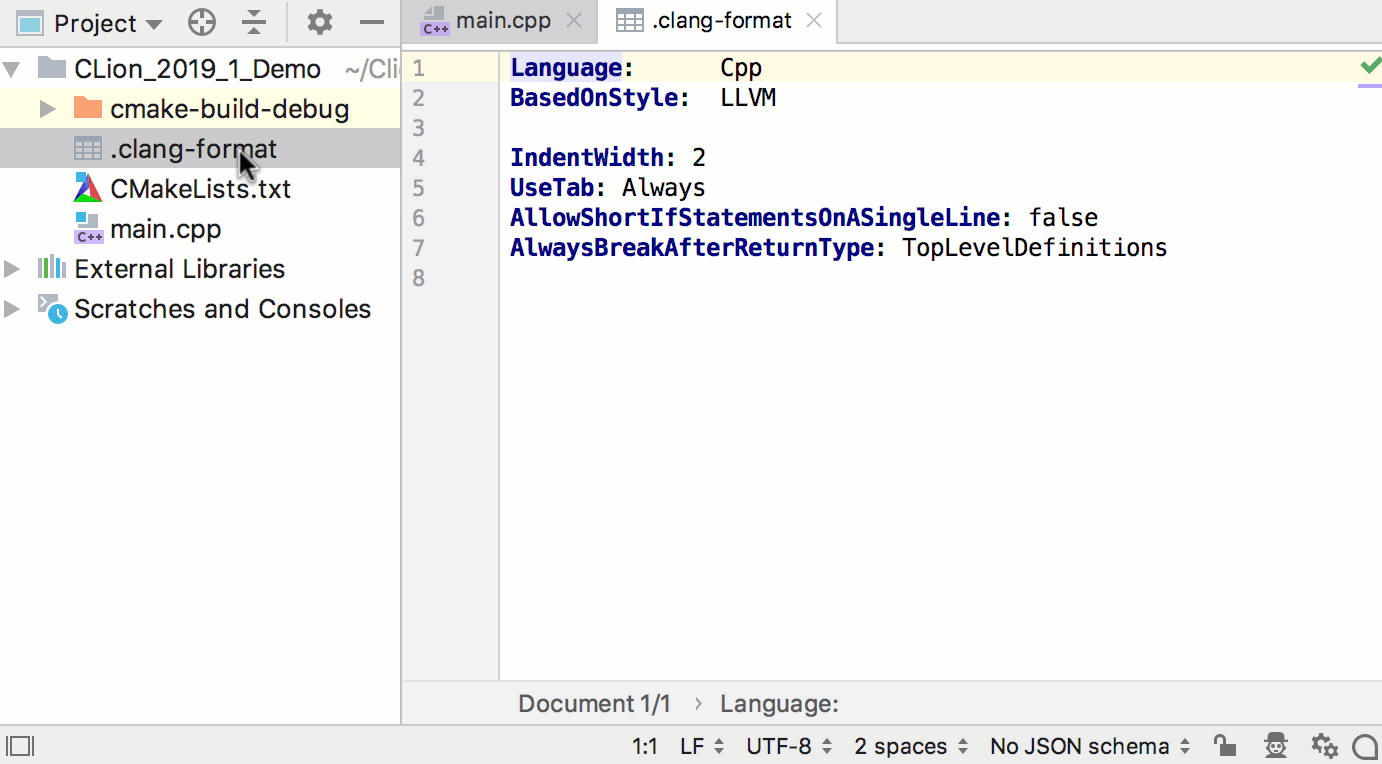 Format with ClangFormat