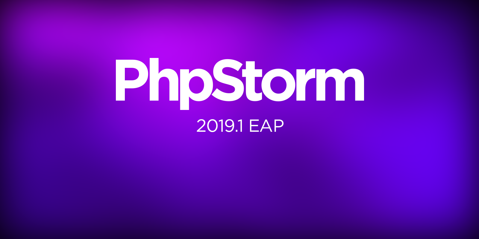 PhpStorm 2019.1 EAP