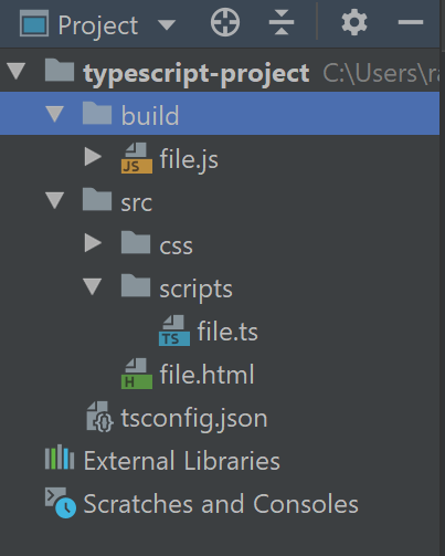 A common TypeScript file structure