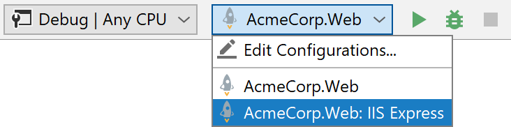 Auto-import IIS Express Run Configuration in JetBrains Rider