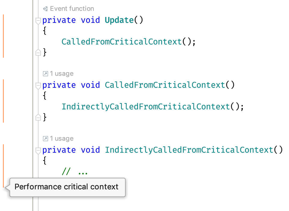 Propagated critical contexts