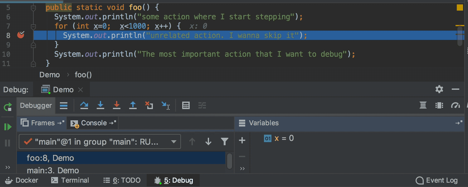 intellij idea debug