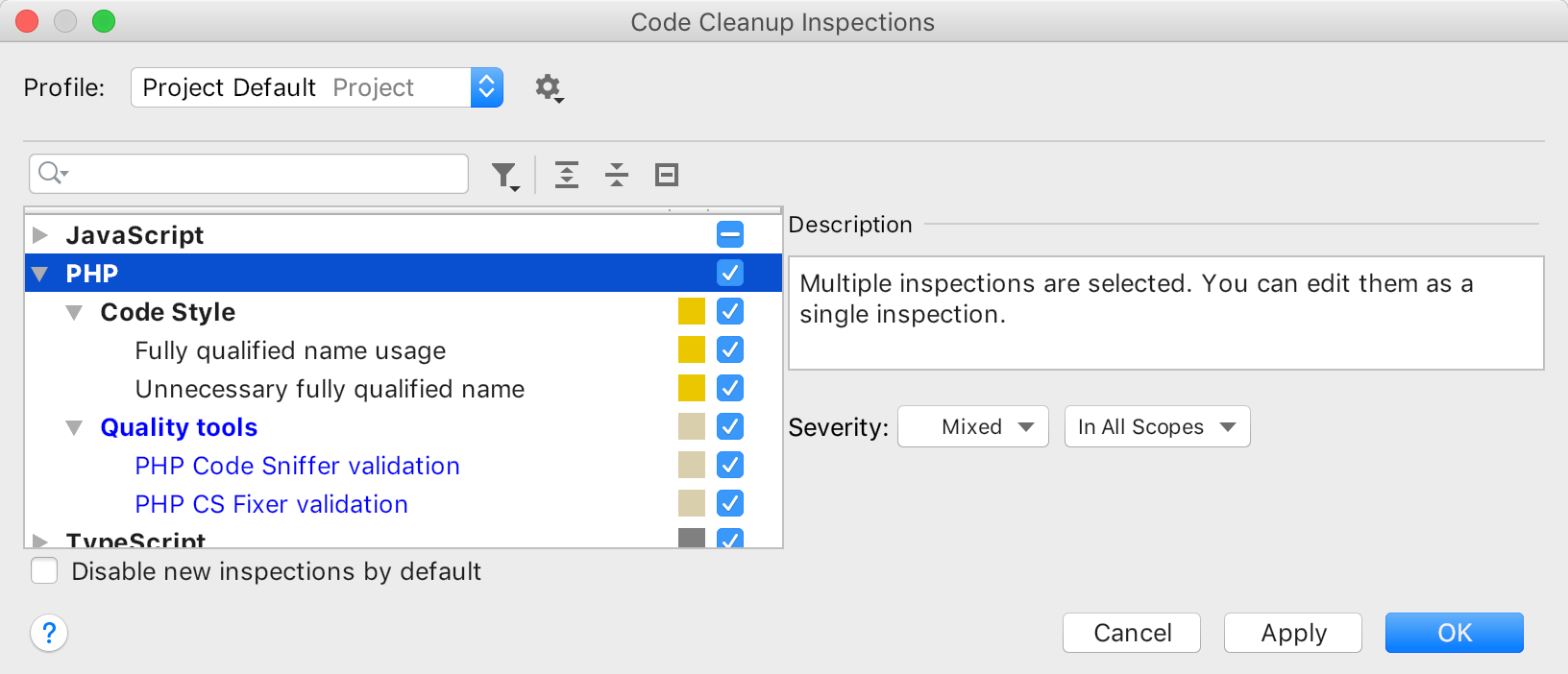 code-cleanup-inspections