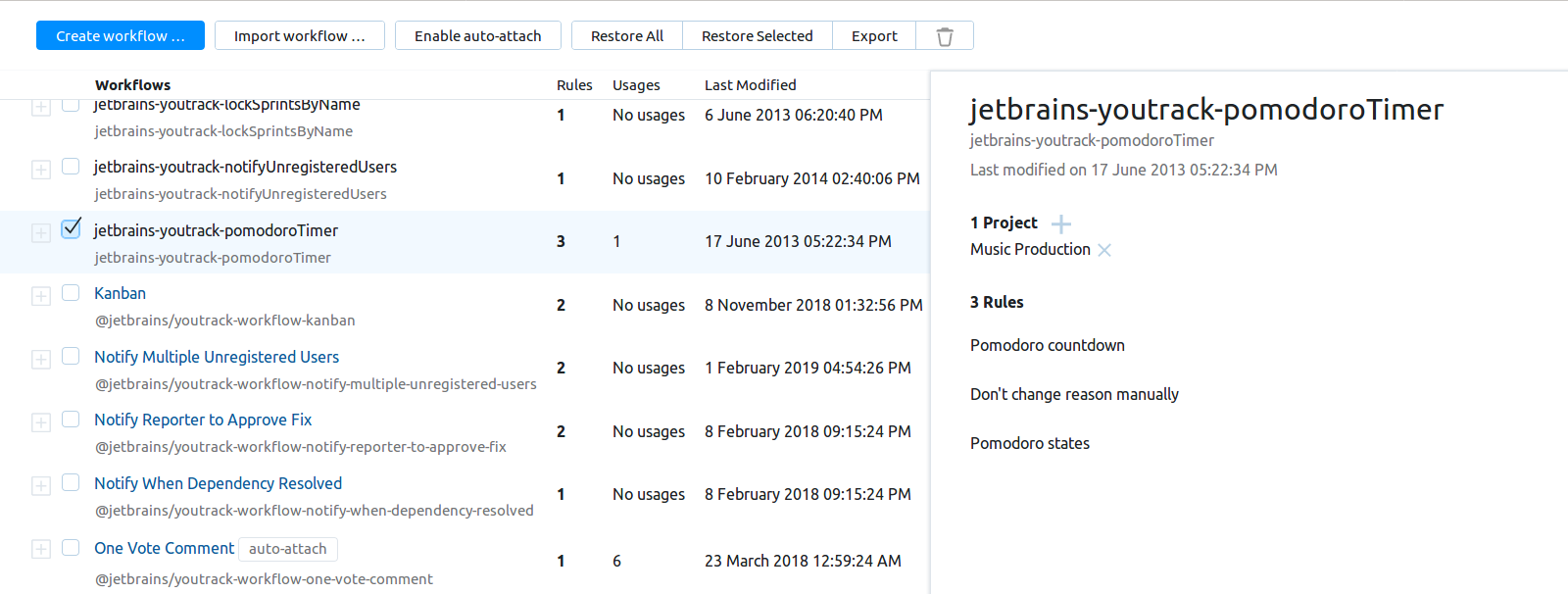 RestoreWorkflow