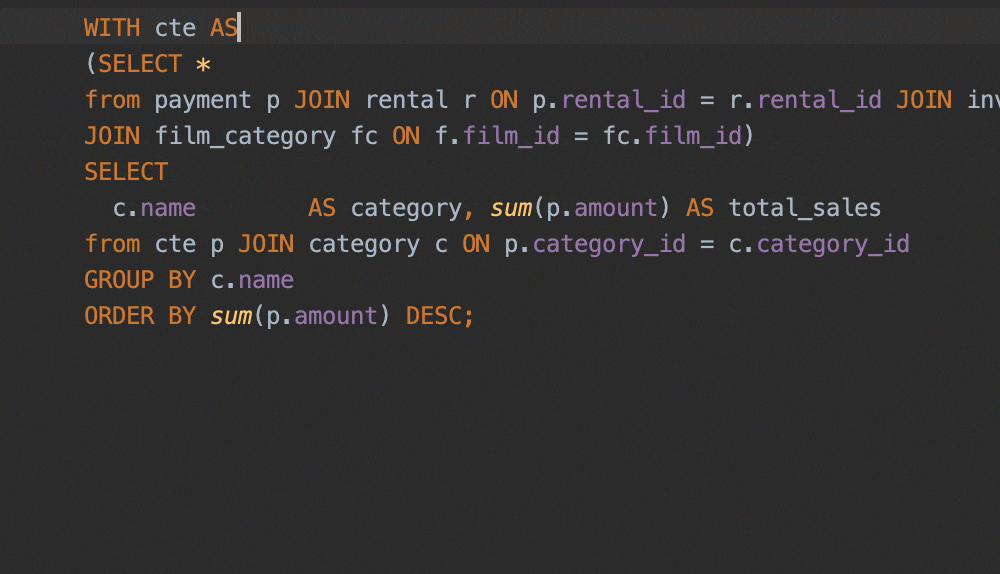 datagrip auto format