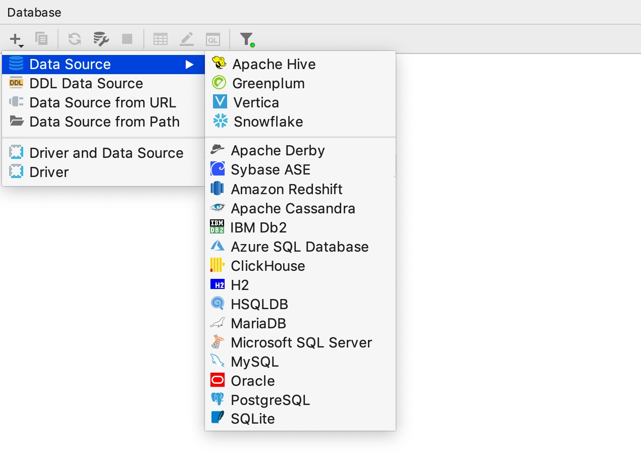 Phpstorm Datagrip