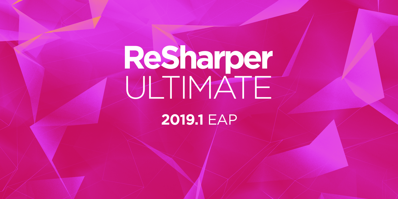 ReSharper Ultimate Starts its Early Access Program for 2019.1!