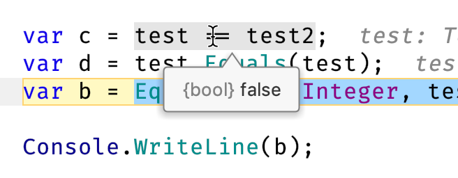 Evaluating an expression by selection