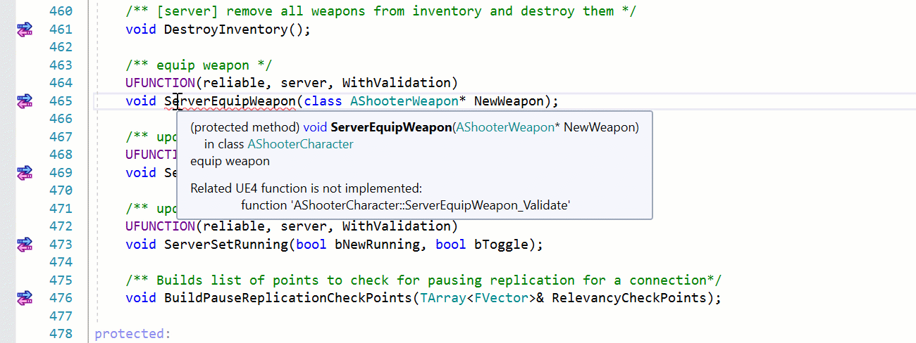 Generate missing implementation