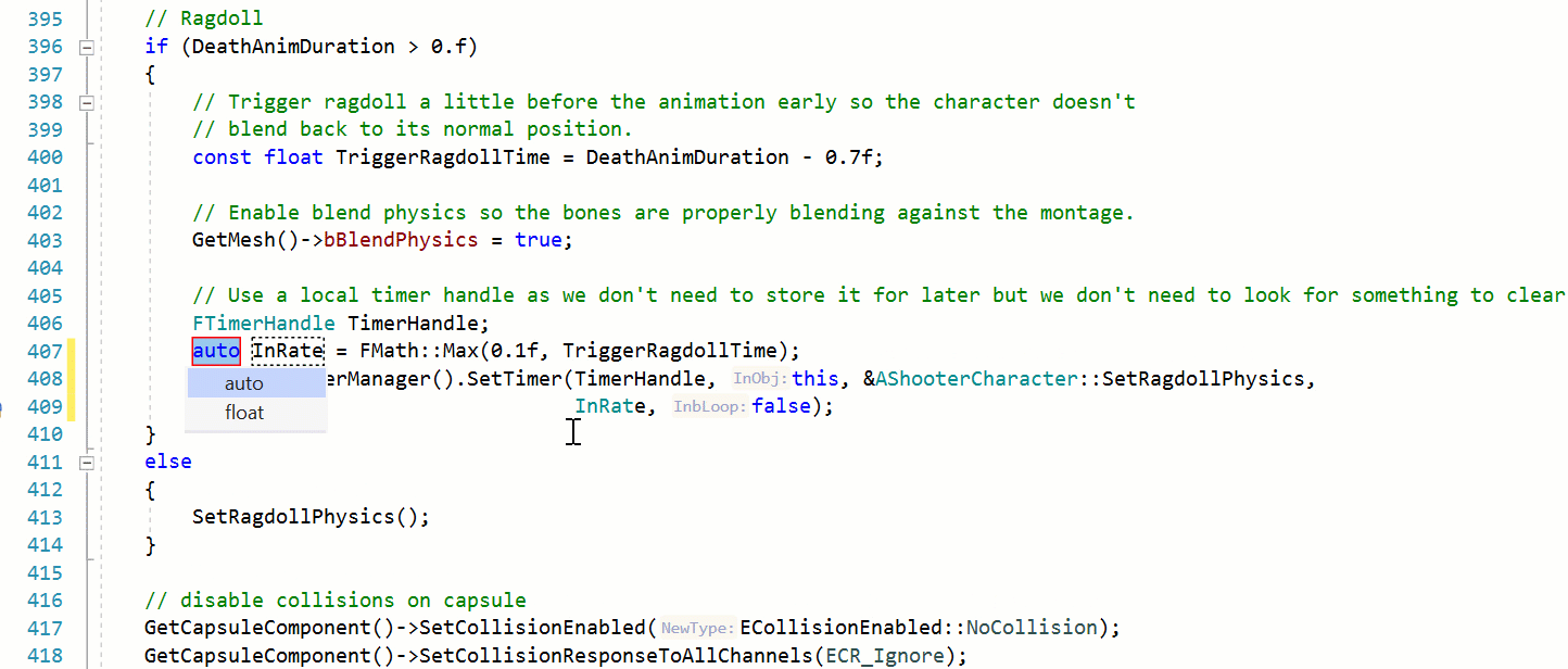 IDE doesn't start when click to C++ code class - C++ - Epic