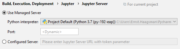 EAP 5 - Jupyter Server