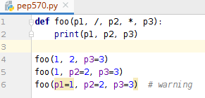 Python Positional-Only Parameters