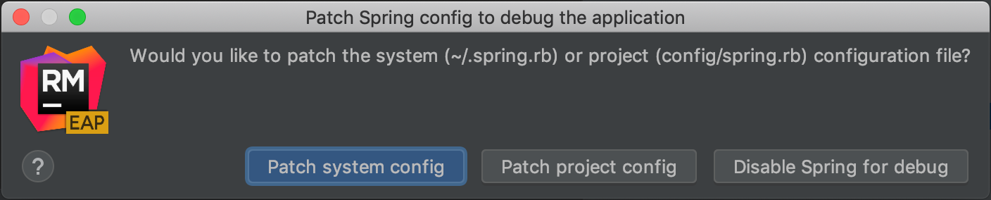 patch spring config